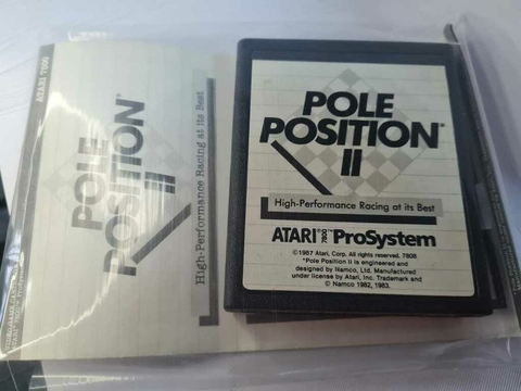 Cartucho de Atari 7800 Pole Position II com Manual 135
