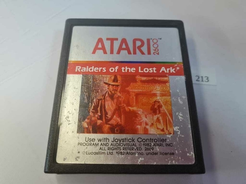 Cartucho de Atari Raiders of Lost Ark Caçadores da Arca Perdida 1982 (213)