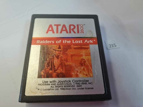 Cartucho de Atari Raiders of Lost Ark Caçadores da Arca Perdida 1982 (215)