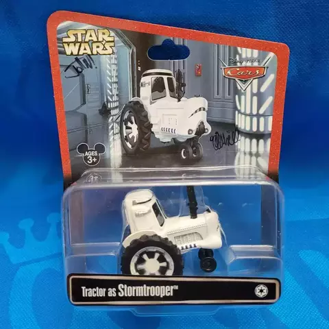 Miniatura Disney Cars Star Wars Carros Trator Stormtrooper