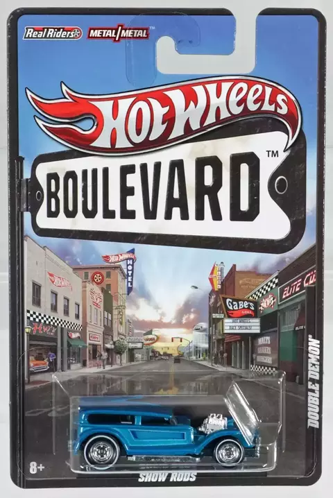 Miniatura Boulevard Double Demon Show Rods 2011 Hot wheels 1:64 2011