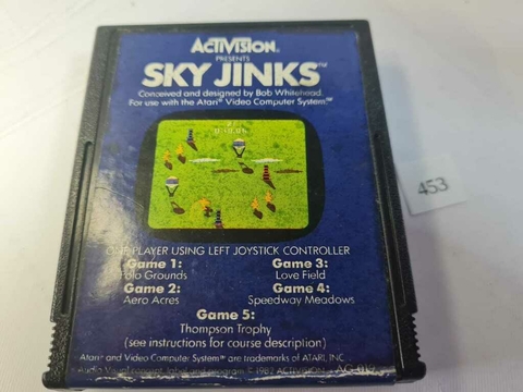 Cartucho de Atari Sky Jinks 453