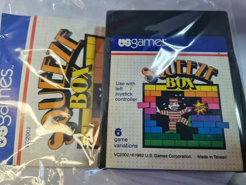 Cartucho de Atari Squeeze Box com Manual 643