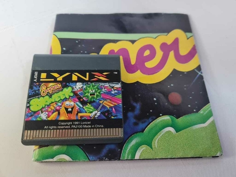 Cartucho de Atari Lynx Super Skweek com Poster Manual