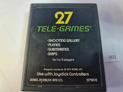 Cartucho de Atari Target Fun Text 1