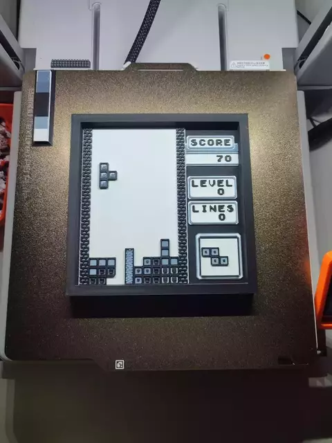 Quadro 3D Tetris Exclusivo