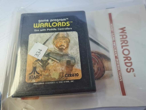 Cartucho de Atari Warlords com Manual 334