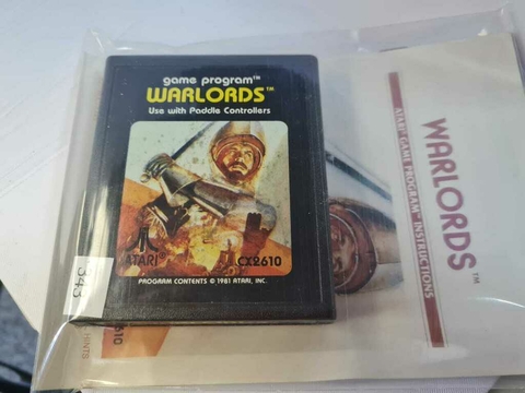 Cartucho de Atari Warlords com Manual 343