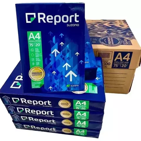 Papel Sulfite A4 75g Report Susano - Pacote 500 Folhas - Unidade