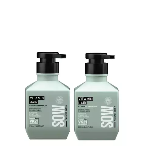 Kit Vitamin Hair Sow: Shampoo + Acondicionador