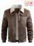 Campera de Eco Cuero con Interior de Piel - Baires Shop