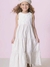 VESTIDO MIDI TRICOLINE LISTRADO GOLA GUIPIR