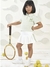 CONJUNTO ESTILO TENISTA COM POLO EM MALHA TRICOT