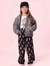 JAQUETA PUFFER FLANELADA XADREZ BOLSOS CANGURU