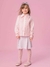 SAIA TRICOT XADREZ COM PREGAS/ROXO