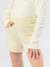 SHORT TRICOT XADREZ BRILHO BOLSOS/AMARELO - comprar online