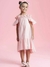 VESTIDO TRICOLINE OMBRO A OMBRO TULE/ROSE