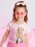BLUSA COTTON SERIGRAFIA BARBIE ÓCULOS CRISTAL