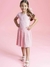SAIA SHORT TRICOT PLISSADA PONTINHOS/ROSA