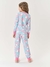 PIJAMA BLUSA MANGA LONGA E CALÇA AZUL BLUE - comprar online
