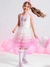 VESTIDO FESTA COTTON ALÇA BABADOS TULE BARBIE