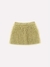 SAIA SHORT BABADINHOS TULE CRISTAL VERDE ESCURO - comprar online