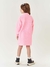 VESTIDO MANGA LONGA ROSA BARBIE - comprar online