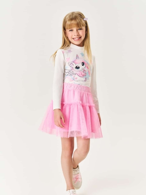 SAIA ROSA TULE PLIE GLITER