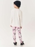 CONJUNTO BLUSA MANGA LONGA E LEGGING NATURAL/ROSA - comprar online