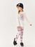 CONJUNTO BLUSA MANGA LONGA E LEGGING NATURAL/ROSA