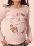 BLUSA RIBANA SERIGRAFIA LOVE URSINHAS E FLORES - comprar online