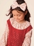 COLETE TRICOT PONTO RENDADO AMARRAÇÃO VERMELHO - comprar online