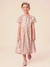 VESTIDO BALONE ALGODÃO ESTAMPA LIBERTY LACINHO - Carrossel Kids & Teens
