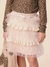 SAIA SHORT RIBANA BABADOS RENDA EM TULE COM CINTO - comprar online