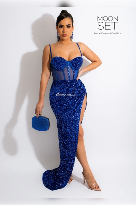 Velvet Sequin Dress - comprar en línea