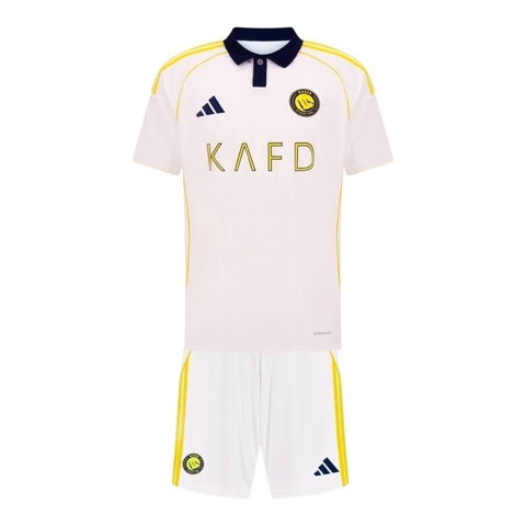 Kit Infantil Al-Nassr 25/26 - Adidas - Branco