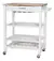 Mesa Carrito Auxiliar Para Cocina Con Bambu - comprar online