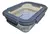 Pote Vidrio Hermetico Rectangular Horno Frezzer 1520 ml - comprar online