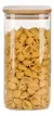 Frasco Vidrio Hermetico Tapa Bamboo 1600ML XL CAROL - MAREMTIENDA