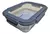 Kit 4 Recipientes De Vidrio Pirex Horno Frezzer Microondas CAROL - tienda online