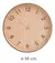 Reloj De Pared 30 Cm Diam Madera Silencioso Deco Sin Vidrio - MAREMTIENDA