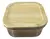 POTE HERMETICO DE VIDRIO CUADRADO TAPA BAMBOO CAROL 520 ML TUPER TAPER - comprar online