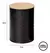 Lata Azucar Deco Y Guardado Diseño Negro Y Tapa Bambu Carol en internet