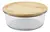 POTE HERMETICO DE VIDRIO REDONDO TAPA BAMBOO 900ml L TUPER TAPER - comprar online