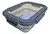 Pote Vidrio Hermetico Rectangular Horno Frezzer 640ml - comprar online