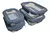 Kit 4 Recipientes De Vidrio Pirex Horno Frezzer Microondas CAROL en internet