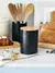 Lata Azucar Deco Y Guardado Diseño Negro Y Tapa Bambu Carol - tienda online