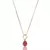 Colar Gota Rosa Semijoia - comprar online
