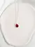 Colar Gota de Sangue Prata 925 - comprar online