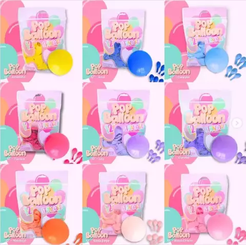 Globos Látex Pop Balloon Standard 12 Pulgadas x 50 Unidades